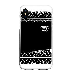 Чехол iPhone XS Max матовый Audi sportcolor