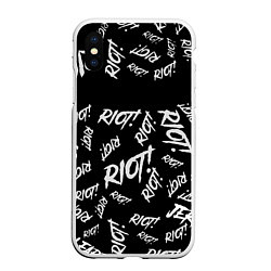 Чехол iPhone XS Max матовый Paramore alllogo