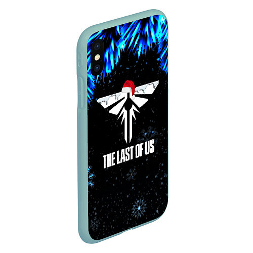 Чехол iPhone XS Max матовый The last of us happy winter / 3D-Мятный – фото 2