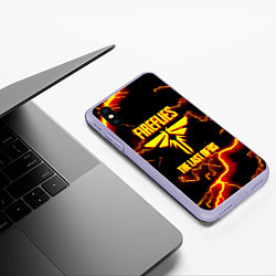 Чехол iPhone XS Max матовый The Last of Us thunderstorm, цвет: 3D-светло-сиреневый — фото 2