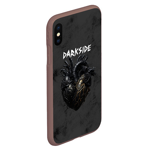 Чехол iPhone XS Max матовый Bring Me the Horizon - darkside / 3D-Коричневый – фото 2