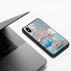 Чехол iPhone XS Max матовый Sousou no Frieren, цвет: 3D-черный — фото 2