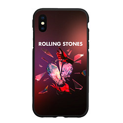 Чехол iPhone XS Max матовый Hackney diamonds - Rolling Stones, цвет: 3D-черный