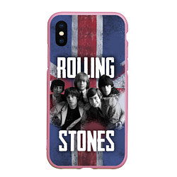 Чехол iPhone XS Max матовый Rolling Stones - Great britain