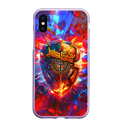 Чехол iPhone XS Max матовый Invincible shield - Jadas Priest