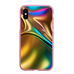 Чехол iPhone XS Max матовый Атласные изгибы