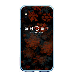 Чехол iPhone XS Max матовый Ghost of Tsushima winter game