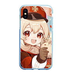 Чехол iPhone XS Max матовый Genshin Impact Кли cute Dodoko