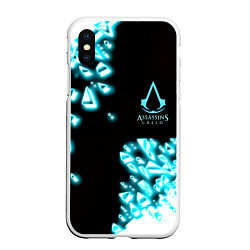 Чехол iPhone XS Max матовый Assassins Creed анимус