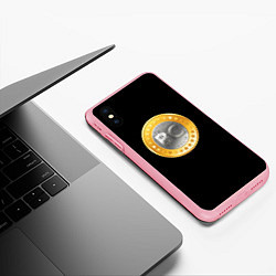 Чехол iPhone XS Max матовый BTC money, цвет: 3D-баблгам — фото 2