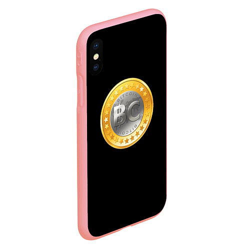 Чехол iPhone XS Max матовый BTC money / 3D-Баблгам – фото 2