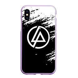 Чехол iPhone XS Max матовый Linkin Park - black and white