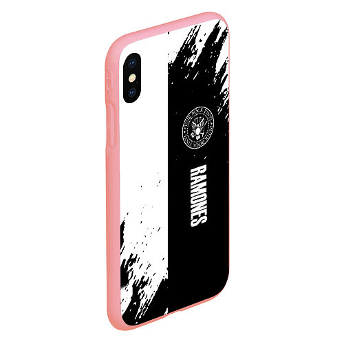 Чехол iPhone XS Max матовый Ramones краски абстракция / 3D-Баблгам – фото 2