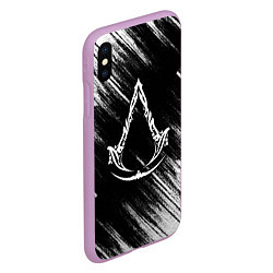 Чехол iPhone XS Max матовый Assassins creed Mirage - потертости, цвет: 3D-сиреневый — фото 2
