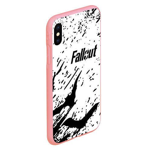 Чехол iPhone XS Max матовый Fallout краски летучие мыши / 3D-Баблгам – фото 2