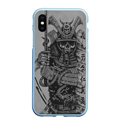 Чехол iPhone XS Max матовый Demonic samurai