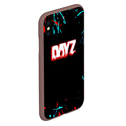 Чехол iPhone XS Max матовый DayZ краски, цвет: 3D-коричневый — фото 2