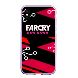 Чехол iPhone XS Max матовый Farcry new dawn, цвет: 3D-сиреневый