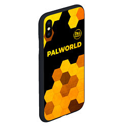 Чехол iPhone XS Max матовый Palworld - gold gradient посередине, цвет: 3D-черный — фото 2