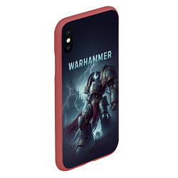 Чехол iPhone XS Max матовый Warhammer - game, цвет: 3D-красный — фото 2