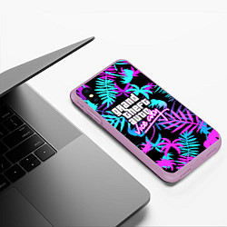 Чехол iPhone XS Max матовый GTA vice city steel, цвет: 3D-сиреневый — фото 2