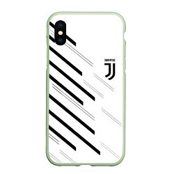 Чехол iPhone XS Max матовый Juventus sport geometry