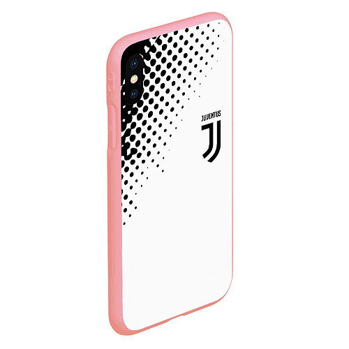 Чехол iPhone XS Max матовый Juventus sport black geometry / 3D-Баблгам – фото 2