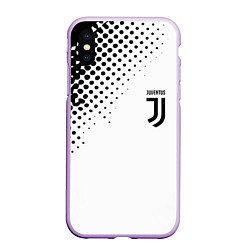 Чехол iPhone XS Max матовый Juventus sport black geometry