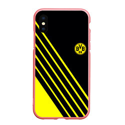 Чехол iPhone XS Max матовый Borussia sport line uniform