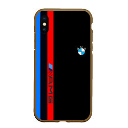 Чехол iPhone XS Max матовый BMW amg sport