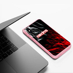 Чехол iPhone XS Max матовый Farcry flame, цвет: 3D-баблгам — фото 2