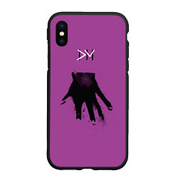 Чехол iPhone XS Max матовый Depeche Mode Ultra, цвет: 3D-черный