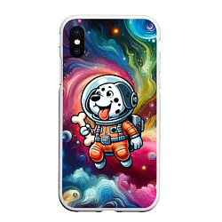 Чехол iPhone XS Max матовый Funny dalmatian puppy - ai art, цвет: 3D-белый