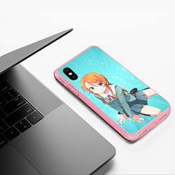 Чехол iPhone XS Max матовый Кирино Косака из OreImo, цвет: 3D-баблгам — фото 2