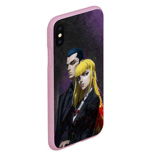 Чехол iPhone XS Max матовый Ведьма и зверь - Маг и путеводитель / 3D-Розовый – фото 2