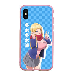 Чехол iPhone XS Max матовый Dosanko Gyaru Is Mega Cute - Fuyuki Minami, цвет: 3D-розовый