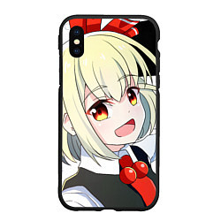 Чехол iPhone XS Max матовый Touhou Project Rumia happy