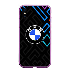 Чехол iPhone XS Max матовый Bmw абстракция