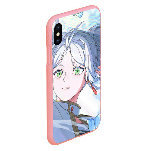 Чехол iPhone XS Max матовый Sousou no Frieren Фрирен beautiful smile / 3D-Баблгам – фото 2