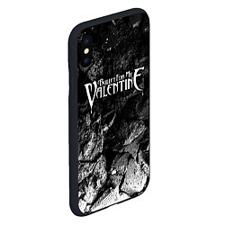 Чехол iPhone XS Max матовый Bullet For My Valentine black graphite, цвет: 3D-черный — фото 2