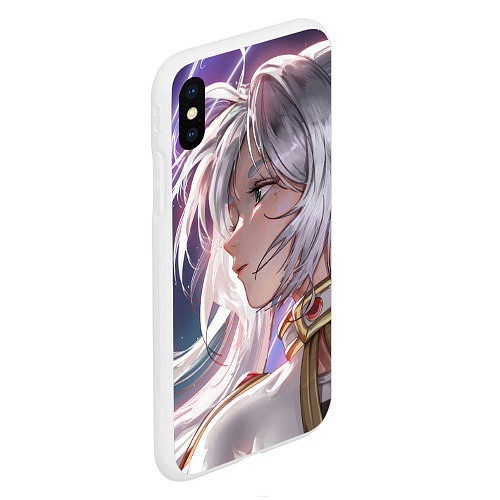 Чехол iPhone XS Max матовый Sousou no Frieren Фрирен beautiful / 3D-Белый – фото 2