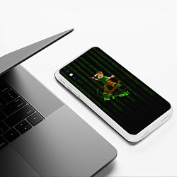 Чехол iPhone XS Max матовый Все о***нно, цвет: 3D-белый — фото 2