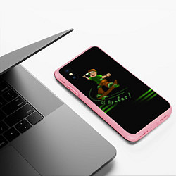 Чехол iPhone XS Max матовый О Привет скейтбордист, цвет: 3D-баблгам — фото 2