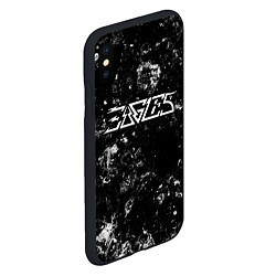 Чехол iPhone XS Max матовый Eagles black ice, цвет: 3D-черный — фото 2