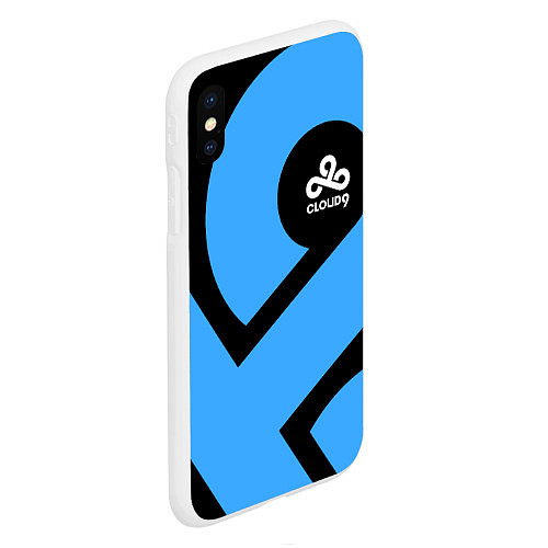 Чехол iPhone XS Max матовый Cloud9 - fan art / 3D-Белый – фото 2