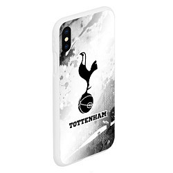 Чехол iPhone XS Max матовый Tottenham sport на светлом фоне, цвет: 3D-белый — фото 2