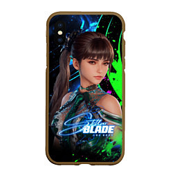 Чехол iPhone XS Max матовый Stellar Blade Ева, цвет: 3D-коричневый