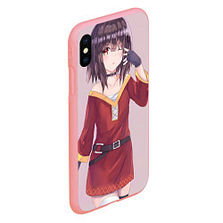 Чехол iPhone XS Max матовый Konosuba Мэгумин, цвет: 3D-баблгам — фото 2