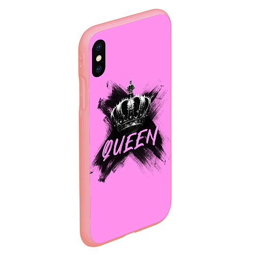 Чехол iPhone XS Max матовый Королева - корона / 3D-Баблгам – фото 2