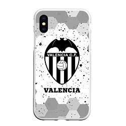 Чехол iPhone XS Max матовый Valencia sport на светлом фоне, цвет: 3D-белый